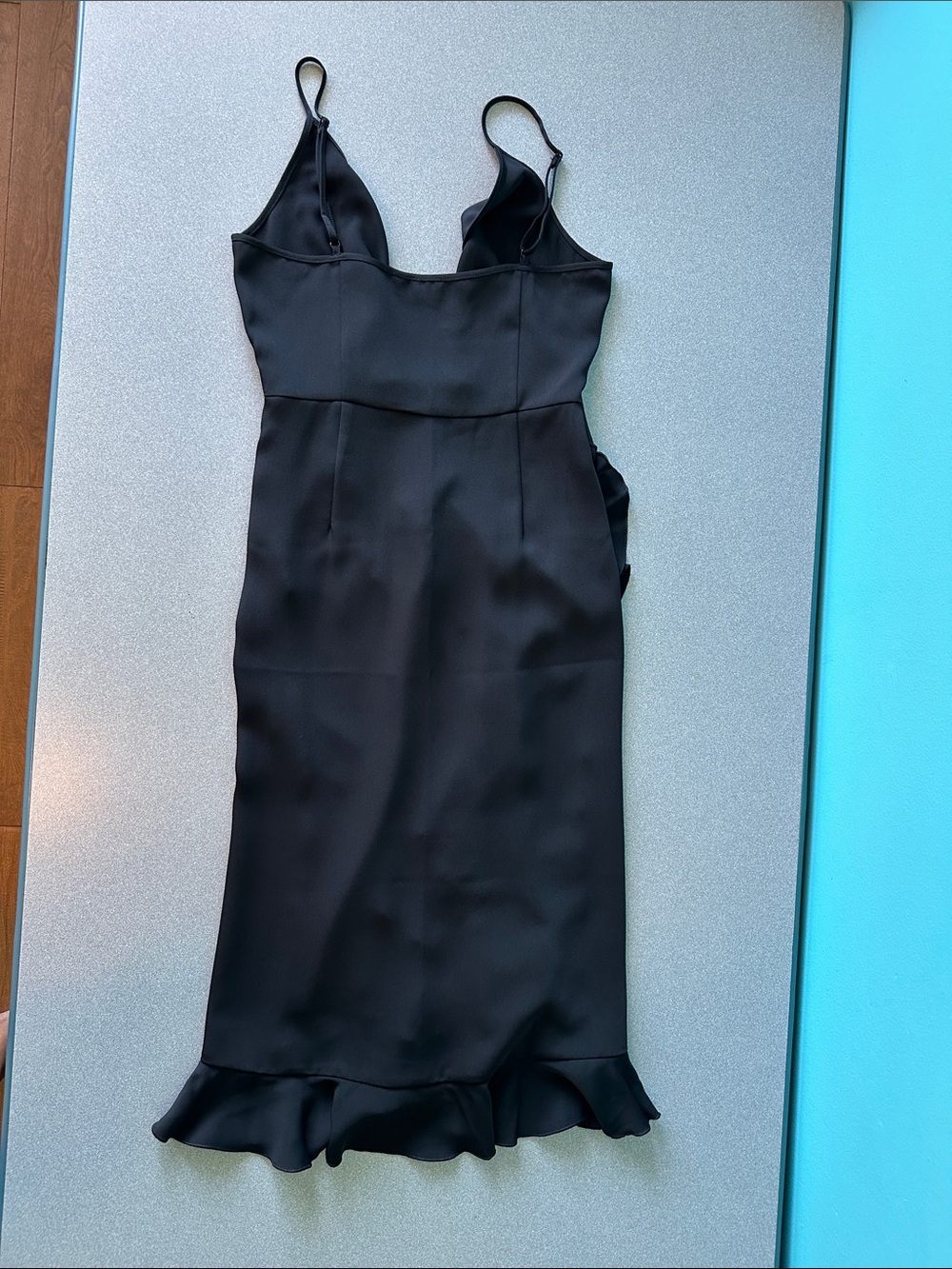 WILFRED | WOMENS BLACK WRAP DRESS | SMALL | ARITZIA - Picture 3 of 9
